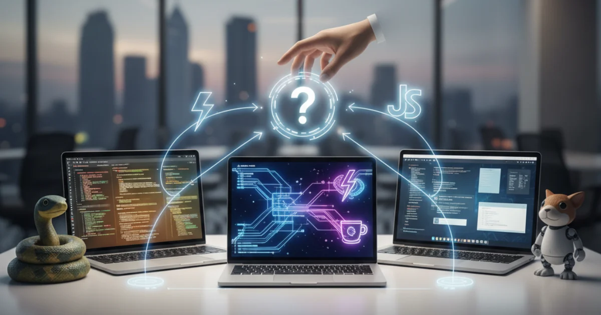 【2024年版】Python vs JavaScript vs Go！バックエンド開発、初心者のための最適言語選びガイド