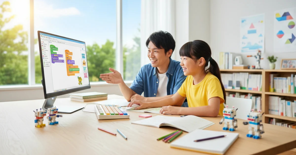 夏休み集中学習！子供と一緒に学べるScratchプログラミング完全ガイド